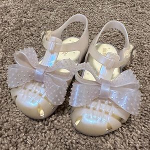 Mini Melissa Aranha Iridescent Scented Jelly Sandals Toddler Size 8